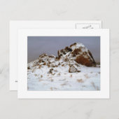 "Sneeuwstenen" Briefkaart (Voorkant / Achterkant)