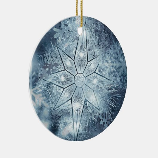 Sneeuwster Keramisch Ornament (Rechts)