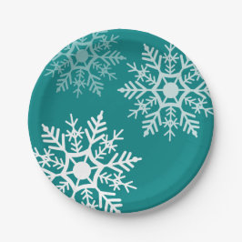 Sneeuwsterren - Kerstmis - Papieren bord