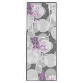 Sneeuwsterren - Wit, Blauwgroen, Paarse - Wijn Gif Cadeautas (Voorkant)