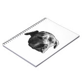 Sneeuwstille pagina's notitieboek (Linkerzijde)