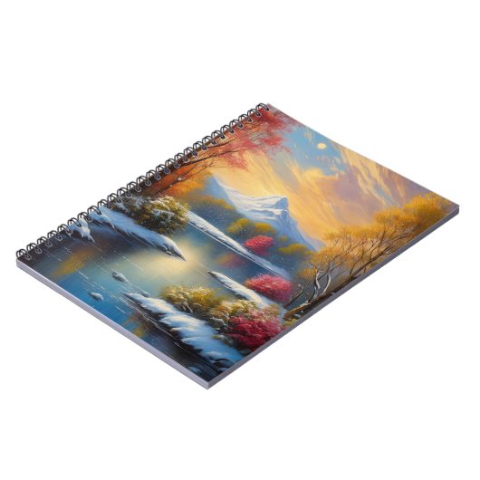 Sneeuwstilte, een boeiend meer notitieboek (Linkerzijde)