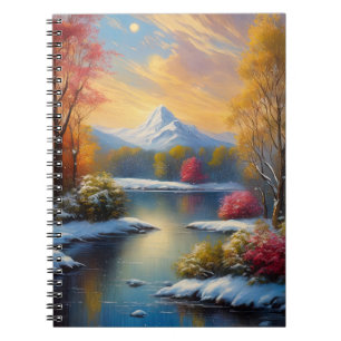 Sneeuwstilte, een boeiend meer notitieboek