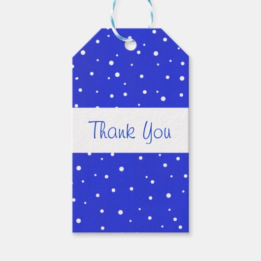 sneeuwStippen Cadeaulabel (Voorkant)