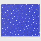 sneeuwStippen Cadeaupapier (Vlak)