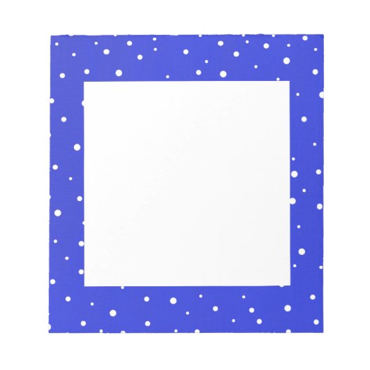 sneeuwStippen Notitieblok (Voorkant)