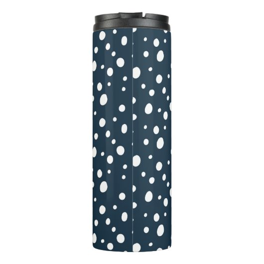 sneeuwStippen Thermosbeker (Achterkant)