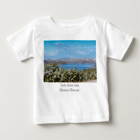 Sneeuwstof bij Table Rock Lake Toddler Shirt (Voorkant)