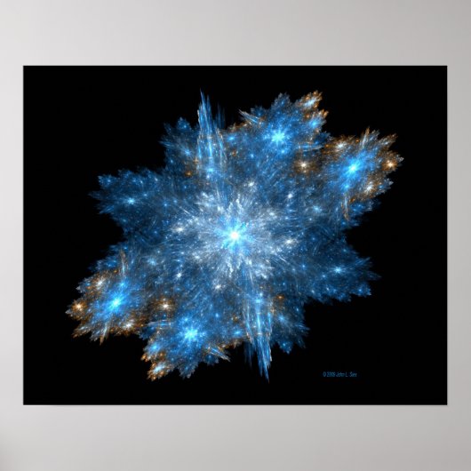 Sneeuwstorm (20x16) poster (Voorkant)