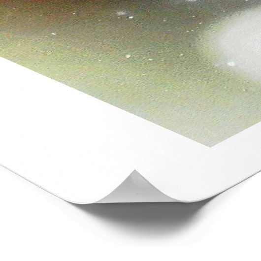 Sneeuwstorm Abstractie I Poster (Hoek)