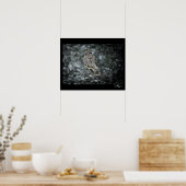 SneeuwStorm Barred Owl Poster (Keuken)