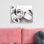 Sneeuwstorm, Boston, 11x14 Canvas Print (Insitu (Woonkamer))