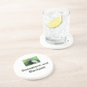 Sneeuwstorm en Blackpelt Zandsteen Onderzetter (Zijkant)