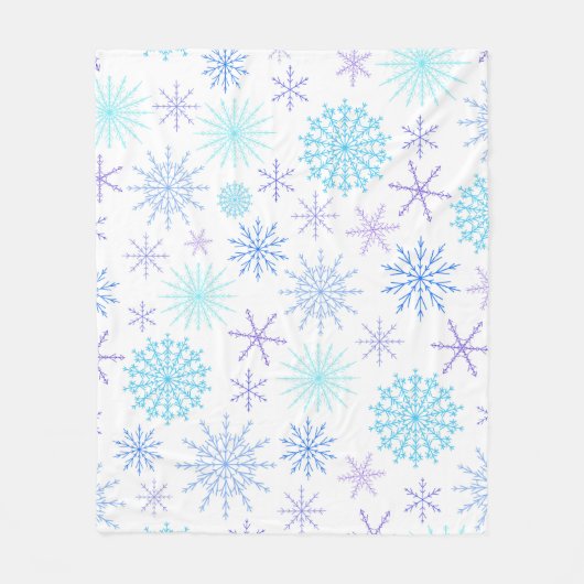 Sneeuwstorm Fleece Deken (Voorkant)