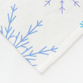 Sneeuwstorm Fleece Deken (Hoek)