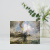 SneeuwStorm | JMW Turner | Briefkaart (Staand voorkant)