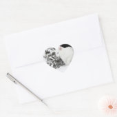 Sneeuwstorm liefde sticker (Envelop)