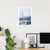 Sneeuwstorm. Madison Square door Childe Hassam Poster (Thuiskantoor)