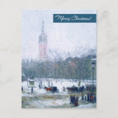 Sneeuwstorm, Madison Square. kerstBriefkaart Feestdagenkaart (Voorkant)