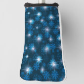 Sneeuwstorm Midnight Blue Club Head Hoesje Golfheadcover (Draai 90)