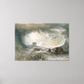 Sneeuwstorm, Mont Cenis Canvas Afdruk (Voorkant)