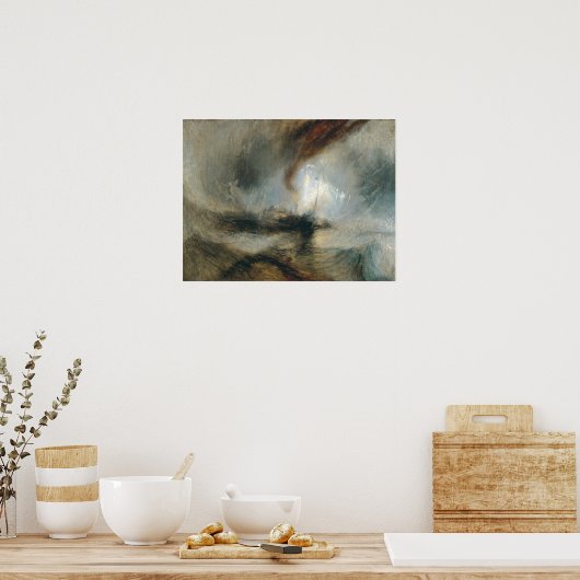 SneeuwStorm Poster (Keuken)