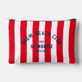 Sneeuwstrandclub Red Cabana Stripe Winter Etui (Voorkant)