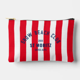 Sneeuwstrandclub Red Cabana Stripe Winter Etui