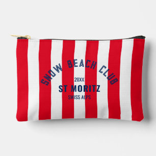 Sneeuwstrandclub Red Cabana Stripe Winter Etui
