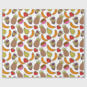 Sneeuwsvrucht 33 - Fruit Cadeaupapier (Vlak)