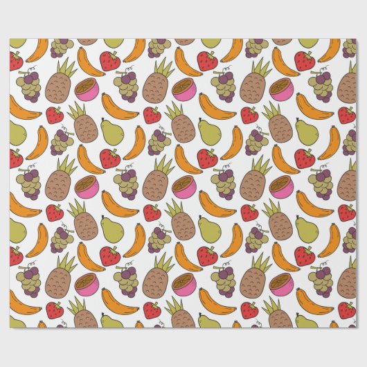 Sneeuwsvrucht 33 - Fruit Cadeaupapier (Vlak)