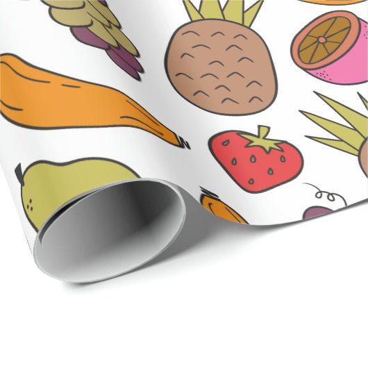 Sneeuwsvrucht 33 - Fruit Cadeaupapier (Rol Hoek)