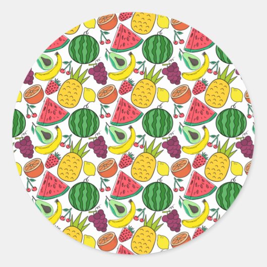 Sneeuwsvrucht 37 - Fruit Ronde Sticker (Voorkant)