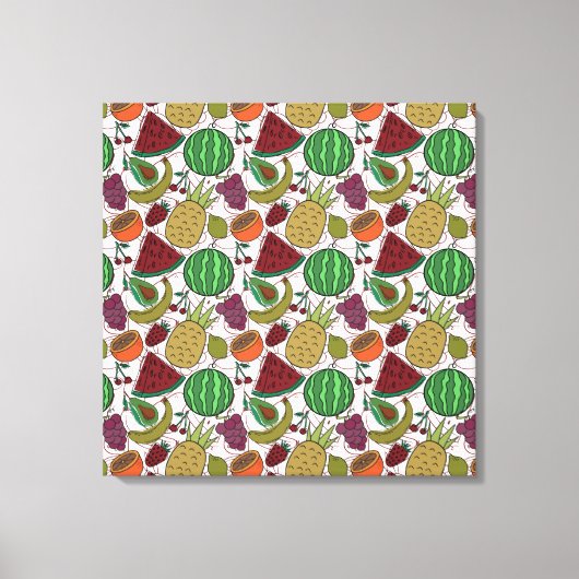 Sneeuwsvrucht | Fruit aardoppervlak 25 Canvas Afdruk (Voorkant)