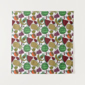 Sneeuwsvrucht | Fruit aardoppervlak 25 Wandkleed (Voorkant (horizontaal))