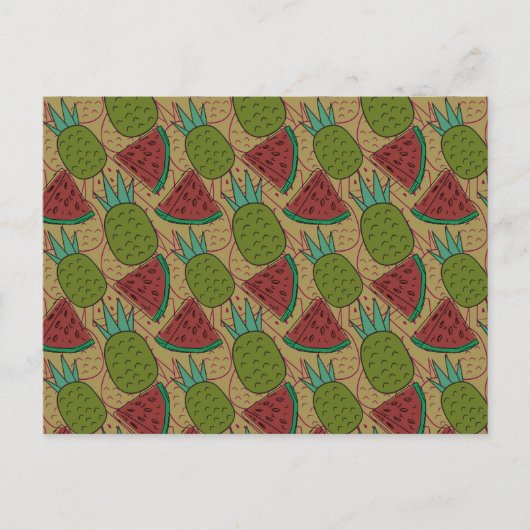 Sneeuwsvrucht Vruchten aardoppervlak 17 Briefkaart (Voorkant)