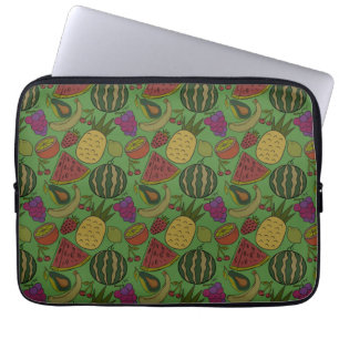 Sneeuwsvrucht Vruchten aardoppervlak 19 Laptop Sleeve