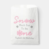 Sneeuwt veel vun om er eentje te zijn bedankzakje (Voorkant)