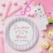 Sneeuwt veel vun om er eentje te zijn papieren bordje (Feest)