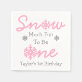 Sneeuwt veel vun om er eentje te zijn servet (Voorkant)