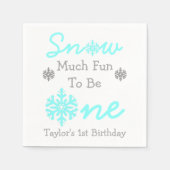 Sneeuwt veel vun om er eentje te zijn servet (Voorkant)