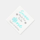 Sneeuwt veel vun om er eentje te zijn servet (Hoek)