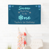 Sneeuwt veel vun om er eentje te zijn spandoek (Insitu)