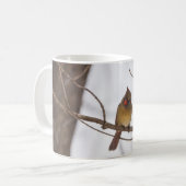 Sneeuwt zegt opnieuw mevrouw Cardinaal Coffee Mok (Voorkant links)