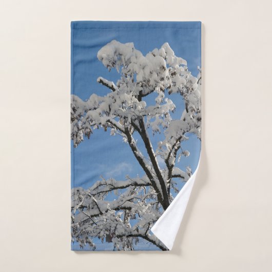 Sneeuwtakken #1 #winter #wall #art bad handdoek (Handdoek)