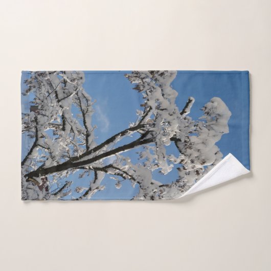 Sneeuwtakken #1 #winter #wall #art bad handdoek (Handdoek)