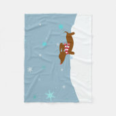 Sneeuwteckel Wiener Wonderland Blanket Fleece Deken (Voorkant)