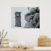 Sneeuwtijd afdrukken poster (Keuken)