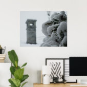Sneeuwtijd afdrukken poster (Thuiskantoor)