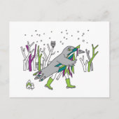 Sneeuwtijd Briefkaart (Voorkant)